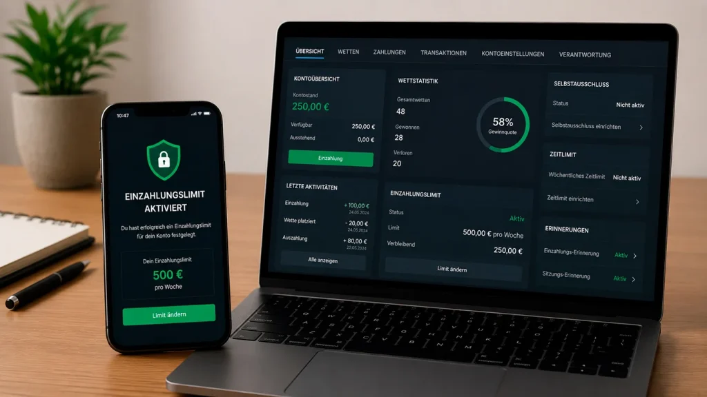 LUGAS Einzahlungslimit System bei Sportwetten