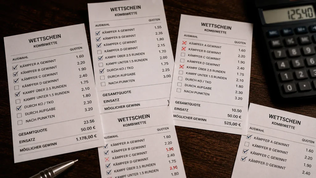 UFC Kombiwetten Strategie und Risiken