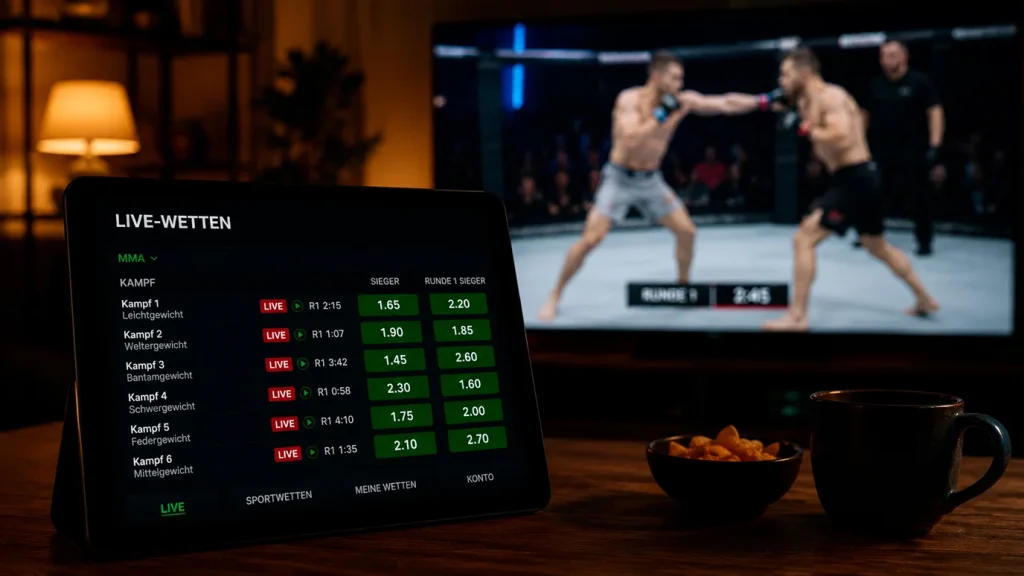 UFC Livewetten Strategie mit In-Play-Methoden