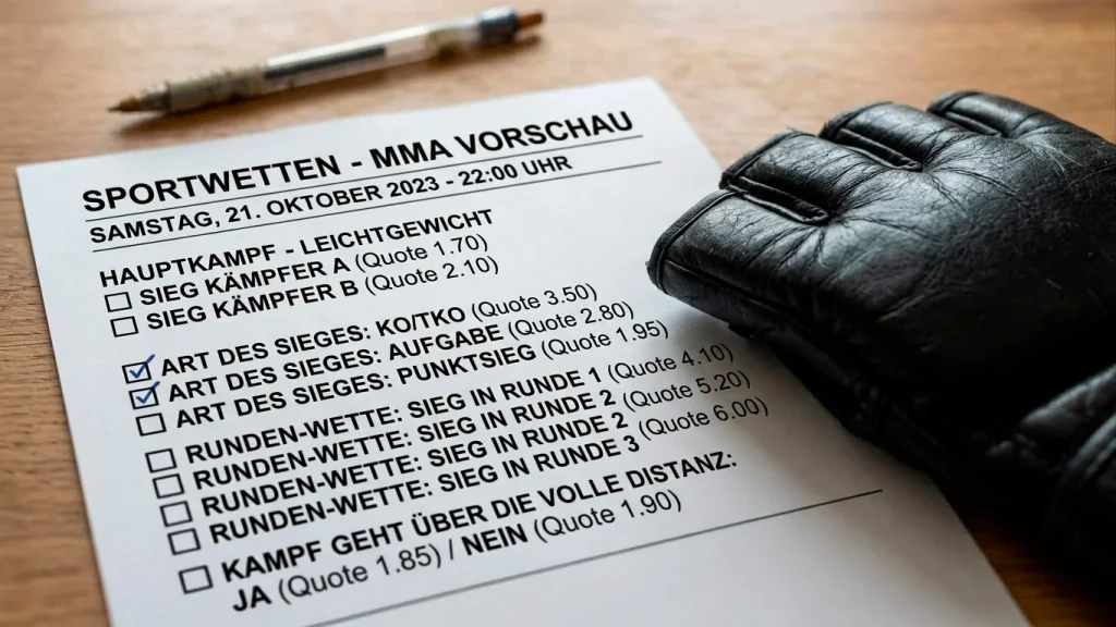 UFC Prop Bets und Spezialwetten in Deutschland